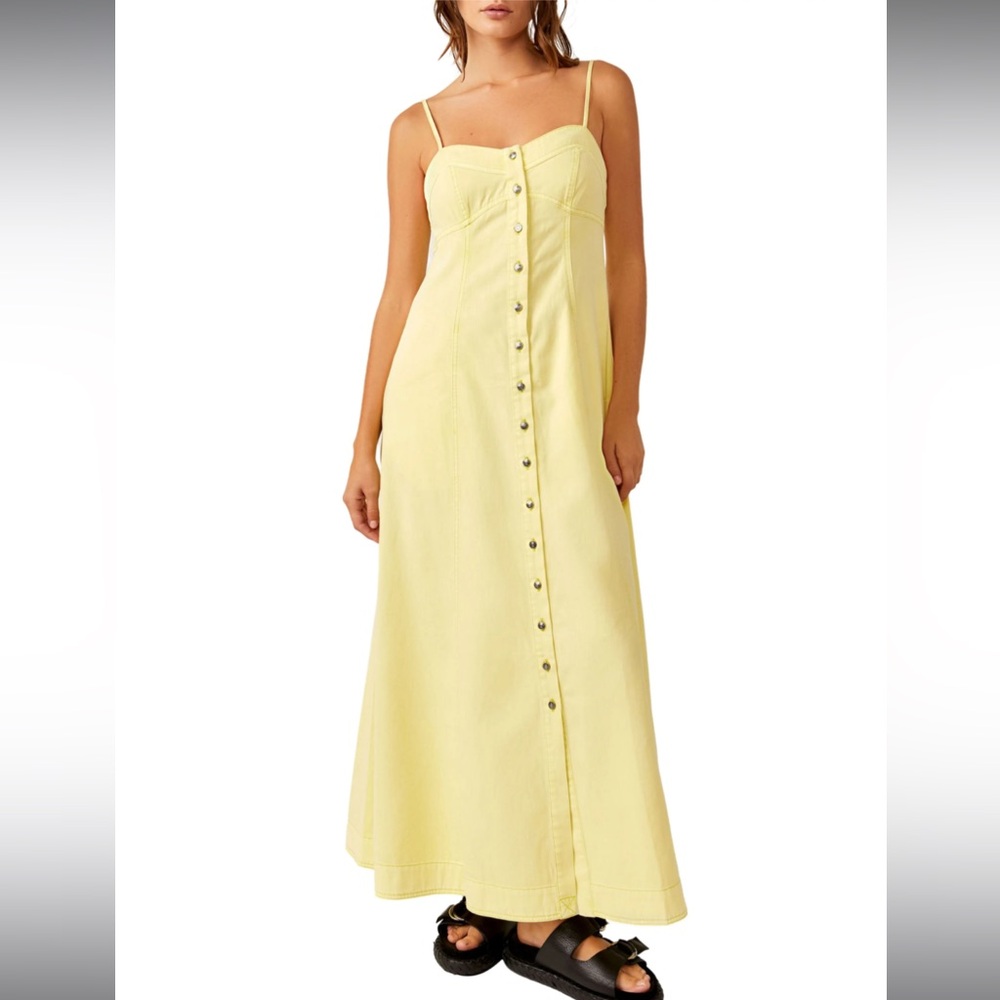 Free People Just Jill Sleeveless Maxi Dress Size XL